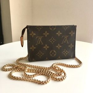 Authentic Louis Vuitton monogram poche toilette